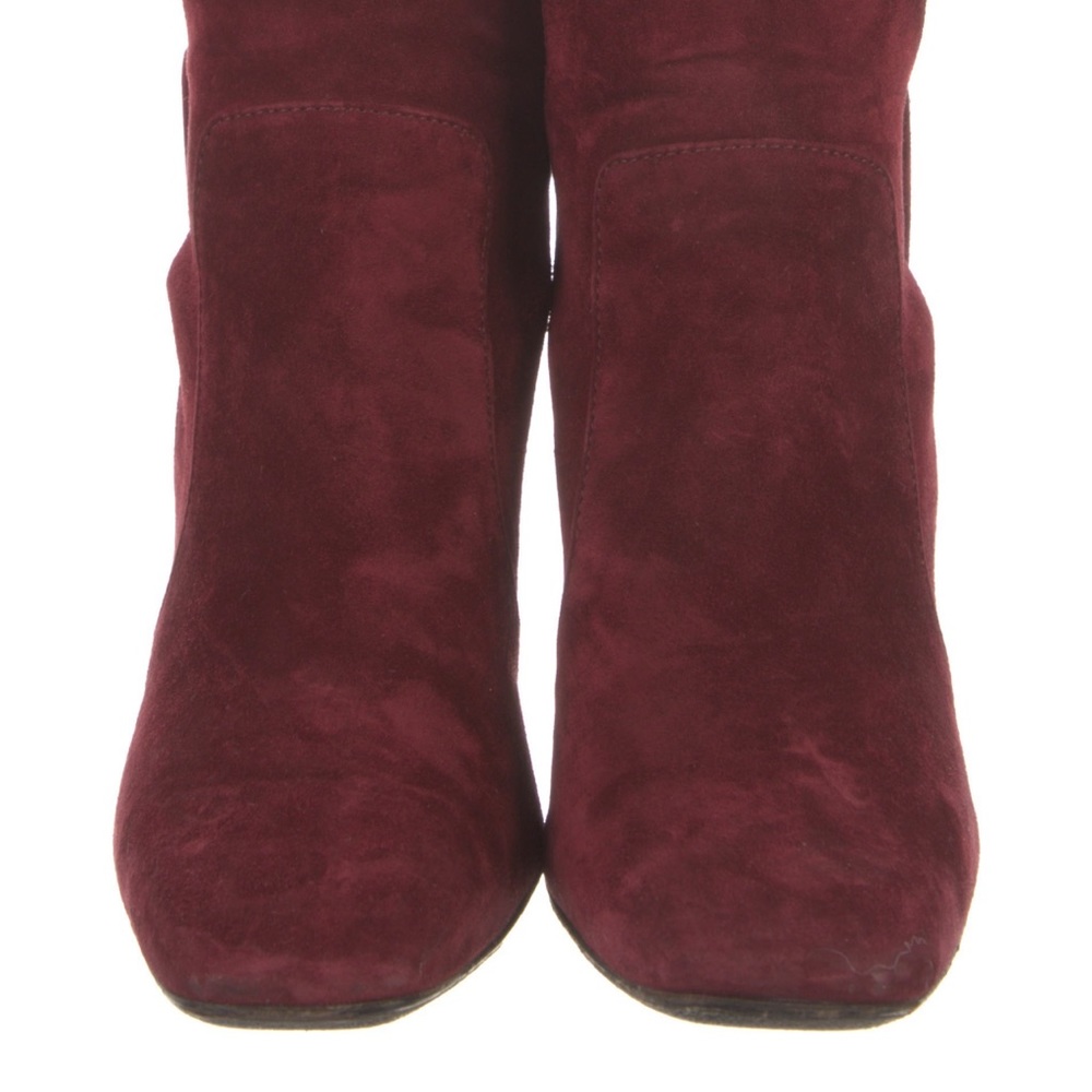 Roger Vivier red & pink suede Tres Vivier ankle boots 37 with box & dust bag. - Picture 3 of 5